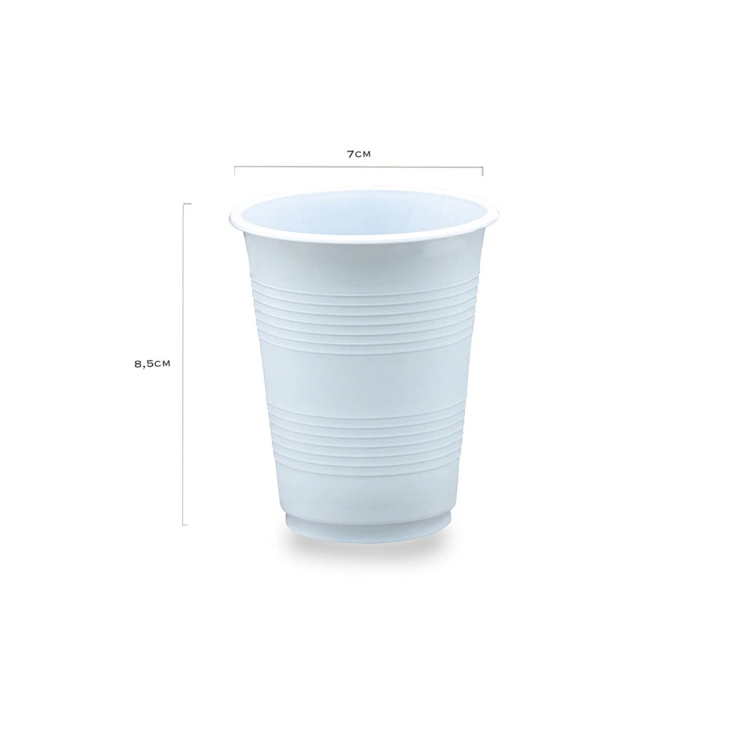 707013-PAHAR-PLASTIC-ALB-200-ML-100-BUC-SET